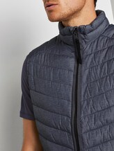 Lightweight Stepp-Weste - Männer - Middle Grey Mélange Lightweight Stepp-Weste - Männer - Middle Grey Mélange - 10 - TOM TAILOR