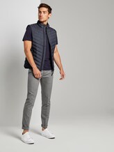 Lightweight Stepp-Weste - Männer - Middle Grey Mélange Lightweight Stepp-Weste - Männer - Middle Grey Mélange - 3 - TOM TAILOR