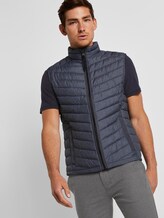 Lightweight Stepp-Weste - Männer - Middle Grey Mélange Lightweight Stepp-Weste - Männer - Middle Grey Mélange - 5 - TOM TAILOR