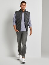 Lightweight Stepp-Weste - Männer - grey melange design Lightweight Stepp-Weste - Männer - grey melange design - 3 - TOM TAILOR