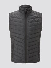 Lightweight Stepp-Weste - Männer - grey melange design Lightweight Stepp-Weste - Männer - grey melange design - 7 - TOM TAILOR