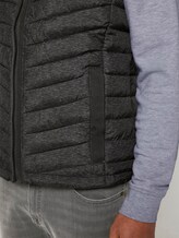 Lightweight Stepp-Weste - Männer - grey melange design Lightweight Stepp-Weste - Männer - grey melange design - 9 - TOM TAILOR