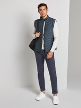 Lightweight Stepp-Weste - Männer - blue stroke design Lightweight Stepp-Weste - Männer - blue stroke design - 3 - TOM TAILOR