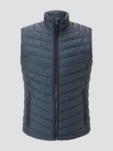 Lightweight Stepp-Weste - Männer - blue stroke design Lightweight Stepp-Weste - Männer - blue stroke design - 7 - TOM TAILOR