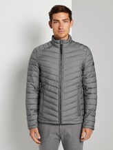 Lightweight Steppjacke mit Stehkragen - Männer - Middle Grey Mélange Lightweight Steppjacke mit Stehkragen - Männer - Middle Grey Mélange - 1 - TOM TAILOR