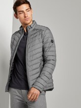 Lightweight Steppjacke mit Stehkragen - Männer - Middle Grey Mélange Lightweight Steppjacke mit Stehkragen - Männer - Middle Grey Mélange - 5 - TOM TAILOR