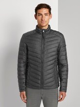 Lightweight Steppjacke mit Stehkragen - Männer - grey melange design Lightweight Steppjacke mit Stehkragen - Männer - grey melange design - 1 - TOM TAILOR