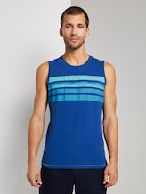 Top mit Streifen-Details - Männer - Shiny Royal Top mit Streifen-Details - Männer - Shiny Royal - 1 - TOM TAILOR