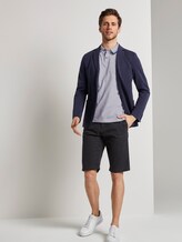 Poloshirt mit Brusttasche - Männer - Light Stone Grey Melange Poloshirt mit Brusttasche - Männer - Light Stone Grey Melange - 3 - TOM TAILOR