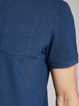 Poloshirt mit Brusttasche - Männer - after dark blue white melange Poloshirt mit Brusttasche - Männer - after dark blue white melange - 10 - TOM TAILOR