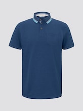 Poloshirt mit Brusttasche - Männer - after dark blue white melange Poloshirt mit Brusttasche - Männer - after dark blue white melange - 7 - TOM TAILOR