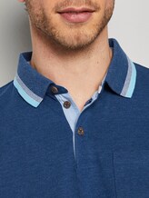Poloshirt mit Brusttasche - Männer - after dark blue white melange Poloshirt mit Brusttasche - Männer - after dark blue white melange - 9 - TOM TAILOR