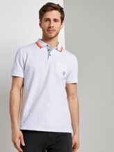 Poloshirt mit Brusttasche - Männer - White Poloshirt mit Brusttasche - Männer - White - 5 - TOM TAILOR