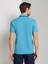Poloshirt mit Brusttasche - Männer - crystal sea blue Poloshirt mit Brusttasche - Männer - crystal sea blue - 2 - TOM TAILOR