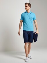Poloshirt mit Brusttasche - Männer - crystal sea blue Poloshirt mit Brusttasche - Männer - crystal sea blue - 3 - TOM TAILOR