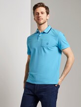 Poloshirt mit Brusttasche - Männer - crystal sea blue Poloshirt mit Brusttasche - Männer - crystal sea blue - 5 - TOM TAILOR