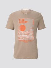 T-Shirt mit Wüsten-Print - Männer - Silver Ecru T-Shirt mit Wüsten-Print - Männer - Silver Ecru - 7 - TOM TAILOR