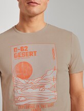 T-Shirt mit Wüsten-Print - Männer - Silver Ecru T-Shirt mit Wüsten-Print - Männer - Silver Ecru - 9 - TOM TAILOR