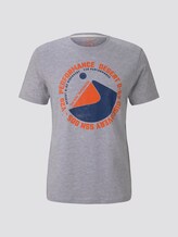 T-Shirt mit Wüsten-Print - Männer - Light Stone Grey Melange T-Shirt mit Wüsten-Print - Männer - Light Stone Grey Melange - 7 - TOM TAILOR