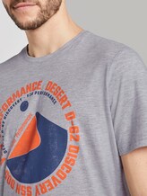 T-Shirt mit Wüsten-Print - Männer - Light Stone Grey Melange T-Shirt mit Wüsten-Print - Männer - Light Stone Grey Melange - 9 - TOM TAILOR