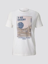 T-Shirt mit Wüsten-Print - Männer - Coconut Cream T-Shirt mit Wüsten-Print - Männer - Coconut Cream - 7 - TOM TAILOR