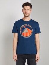 T-Shirt mit Wüsten-Print - Männer - after dark blue T-Shirt mit Wüsten-Print - Männer - after dark blue - 1 - TOM TAILOR