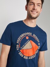 T-Shirt mit Wüsten-Print - Männer - after dark blue T-Shirt mit Wüsten-Print - Männer - after dark blue - 9 - TOM TAILOR