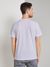 T-Shirt mit Wüsten-Print - Männer - White T-Shirt mit Wüsten-Print - Männer - White - 2 - TOM TAILOR