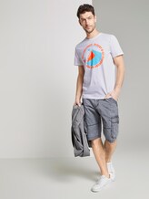 T-Shirt mit Wüsten-Print - Männer - White T-Shirt mit Wüsten-Print - Männer - White - 3 - TOM TAILOR