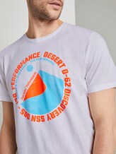 T-Shirt mit Wüsten-Print - Männer - White T-Shirt mit Wüsten-Print - Männer - White - 9 - TOM TAILOR