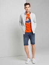 T-Shirt mit Wüsten-Print - Männer - true orange T-Shirt mit Wüsten-Print - Männer - true orange - 3 - TOM TAILOR