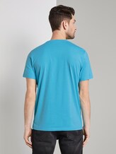 T-Shirt mit Wüsten-Print - Männer - crystal sea blue T-Shirt mit Wüsten-Print - Männer - crystal sea blue - 2 - TOM TAILOR