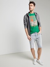 T-Shirt mit Wüsten-Print - Männer - jolly green white melange T-Shirt mit Wüsten-Print - Männer - jolly green white melange - 3 - TOM TAILOR