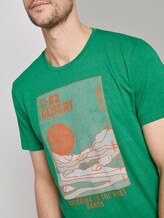 T-Shirt mit Wüsten-Print - Männer - jolly green white melange T-Shirt mit Wüsten-Print - Männer - jolly green white melange - 9 - TOM TAILOR