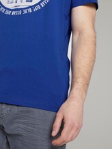 T-Shirt mit Print - Männer - Shiny Royal T-Shirt mit Print - Männer - Shiny Royal - 10 - TOM TAILOR