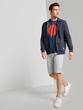 T-Shirt mit Print - Männer - after dark blue white melange T-Shirt mit Print - Männer - after dark blue white melange - 3 - TOM TAILOR
