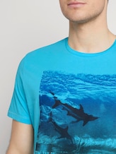 T-Shirt mit Print - Männer - clear blue atoll T-Shirt mit Print - Männer - clear blue atoll - 9 - TOM TAILOR