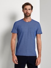 Schlichtes T-Shirt - Männer - violet blue waves design Schlichtes T-Shirt - Männer - violet blue waves design - 1 - TOM TAILOR