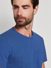 Schlichtes T-Shirt - Männer - violet blue waves design Schlichtes T-Shirt - Männer - violet blue waves design - 9 - TOM TAILOR