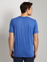 T-Shirt in Stone-Washed-Optik - Männer - Shiny Royal T-Shirt in Stone-Washed-Optik - Männer - Shiny Royal - 2 - TOM TAILOR