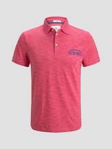 Meliertes Poloshirt - Männer - neon pink coloured melange Meliertes Poloshirt - Männer - neon pink coloured melange - 7 - TOM TAILOR