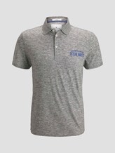 Meliertes Poloshirt - Männer - grey coloured melange Meliertes Poloshirt - Männer - grey coloured melange - 7 - TOM TAILOR