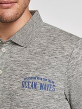 Meliertes Poloshirt - Männer - grey coloured melange Meliertes Poloshirt - Männer - grey coloured melange - 9 - TOM TAILOR