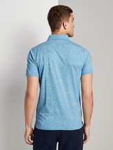 Meliertes Poloshirt - Männer - teal coloured melange Meliertes Poloshirt - Männer - teal coloured melange - 2 - TOM TAILOR