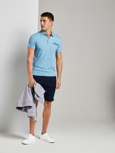 Meliertes Poloshirt - Männer - teal coloured melange Meliertes Poloshirt - Männer - teal coloured melange - 3 - TOM TAILOR