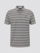 Gestreiftes Poloshirt - Männer - grey melange stripe Gestreiftes Poloshirt - Männer - grey melange stripe - 7 - TOM TAILOR