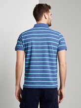 Gestreiftes Poloshirt - Männer - blue melange stripe Gestreiftes Poloshirt - Männer - blue melange stripe - 2 - TOM TAILOR