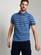 Gestreiftes Poloshirt - Männer - blue melange stripe Gestreiftes Poloshirt - Männer - blue melange stripe - 5 - TOM TAILOR