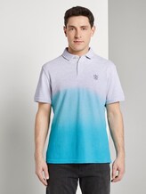 Poloshirt mit Farbverlauf - Männer - clear blue atoll Poloshirt mit Farbverlauf - Männer - clear blue atoll - 1 - TOM TAILOR