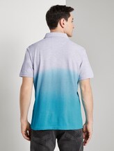 Poloshirt mit Farbverlauf - Männer - clear blue atoll Poloshirt mit Farbverlauf - Männer - clear blue atoll - 2 - TOM TAILOR
